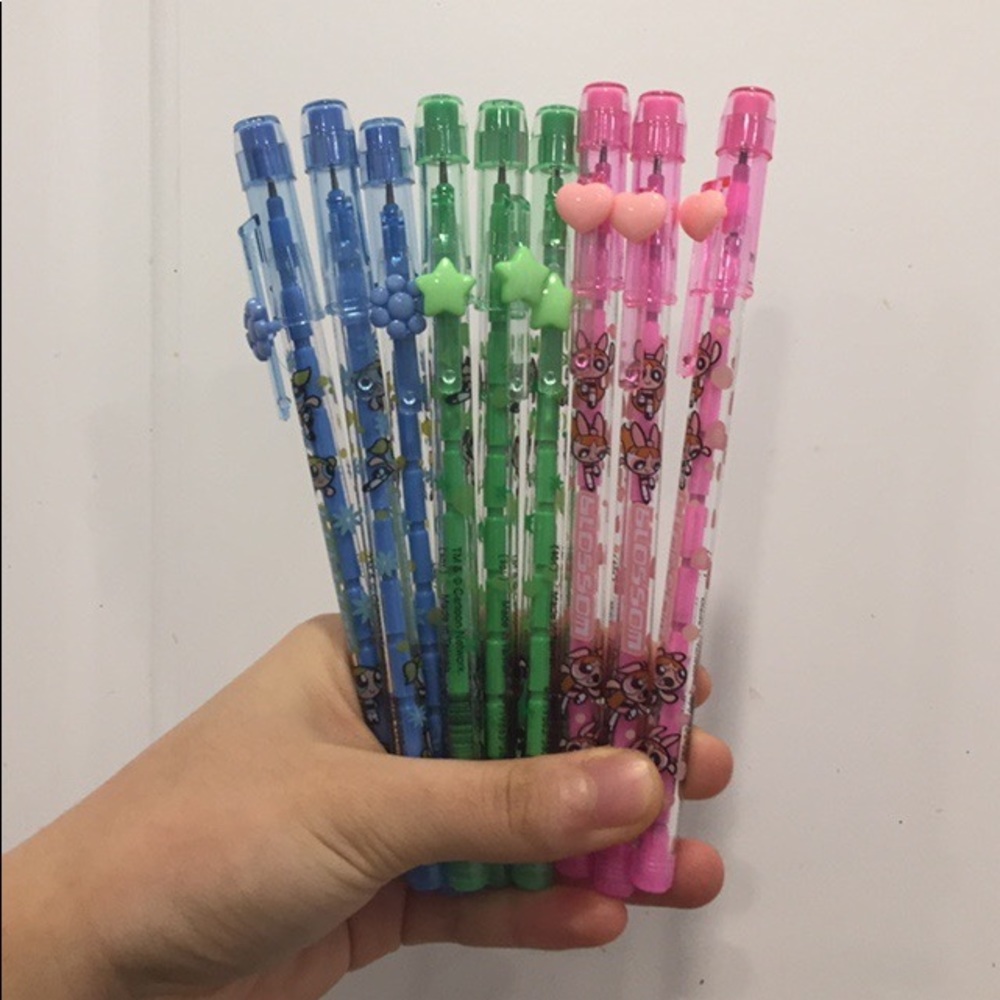 Powerpuff girl pencils
